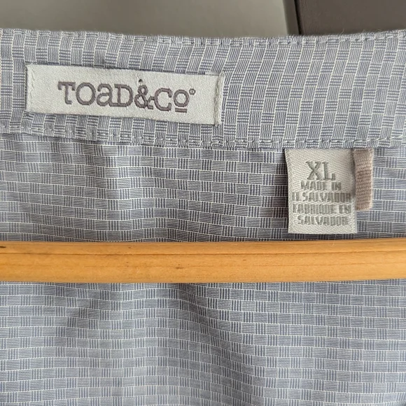 Toad&Co Light Gray Patterned Shirt - Picture 2 of 5